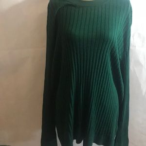 3X Long Sleeve Sweater NEW Green